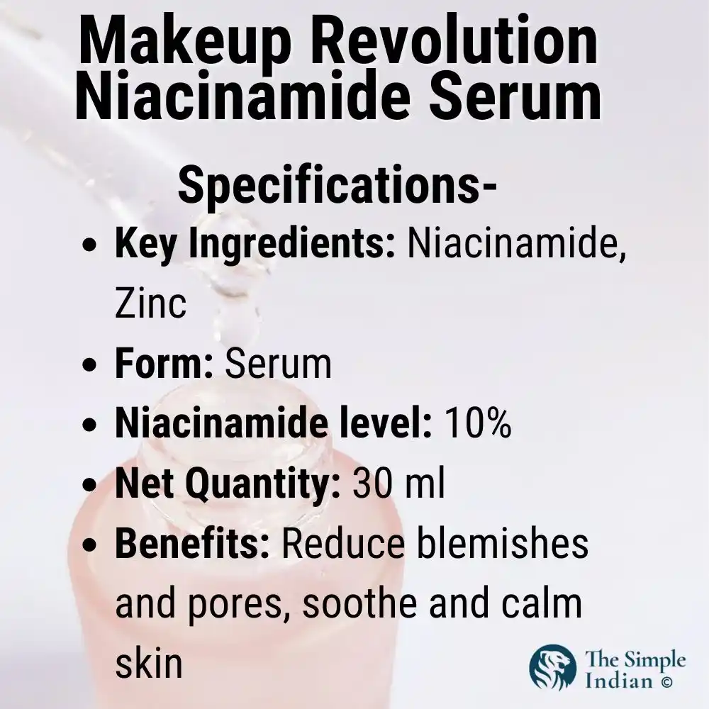 Makeup Revolution Niacinamide Serum