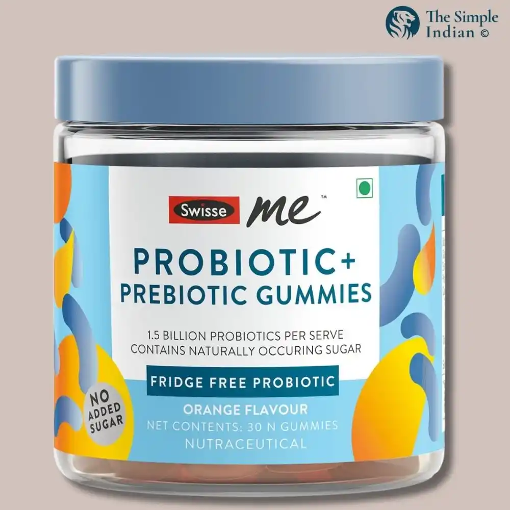 SwisseMe Probiotics- Prebiotic Gummies Supplement