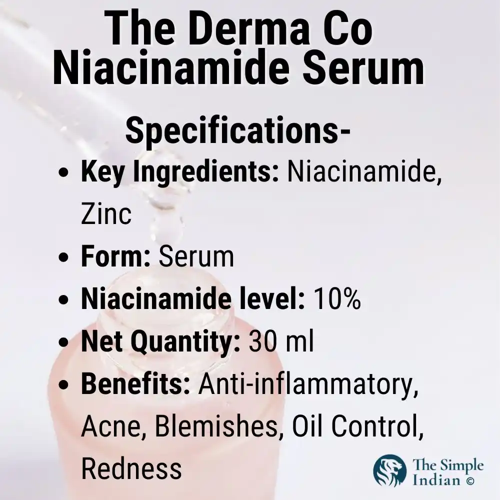 The Derma Co Niacinamide Serum