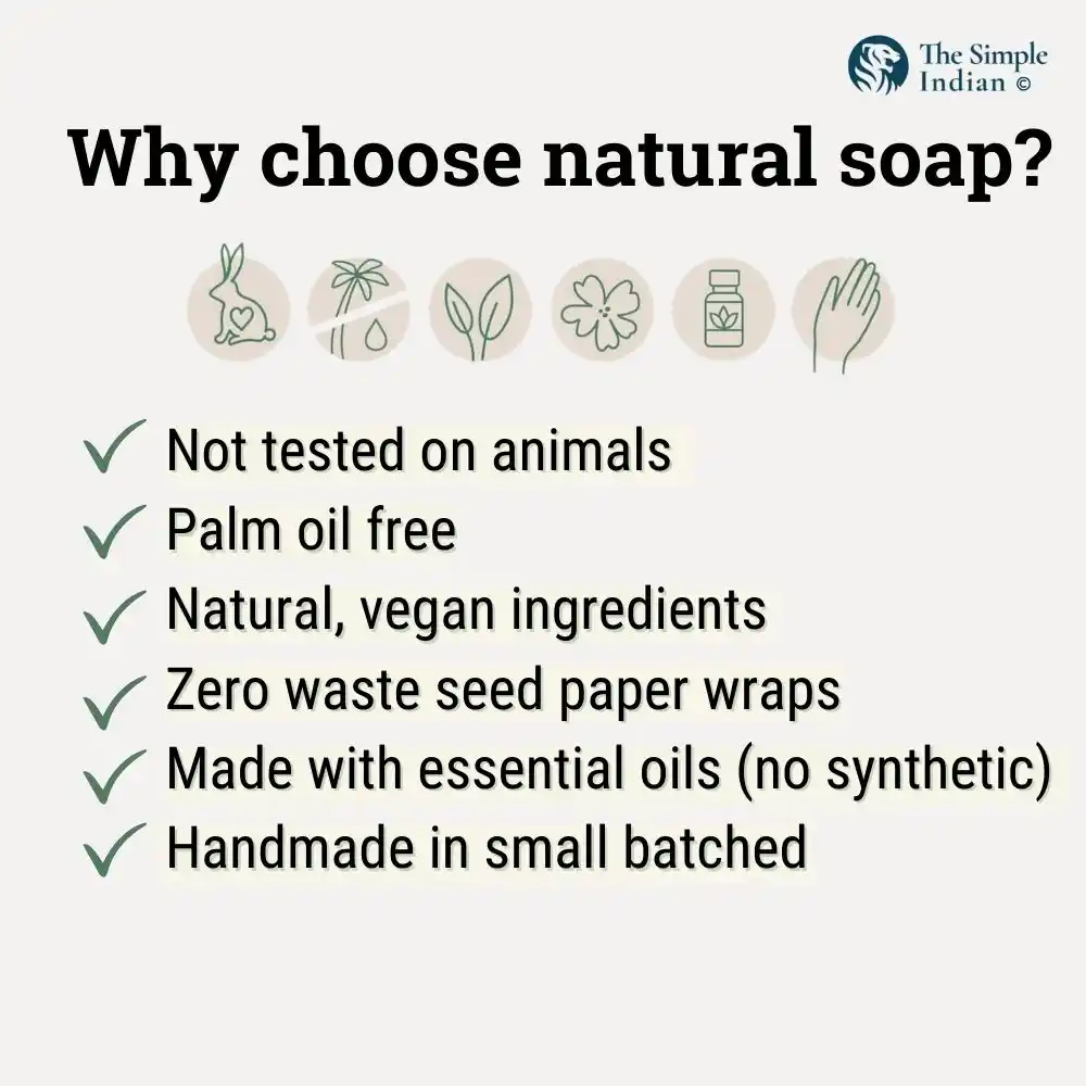 benefit of using a natural soap bar