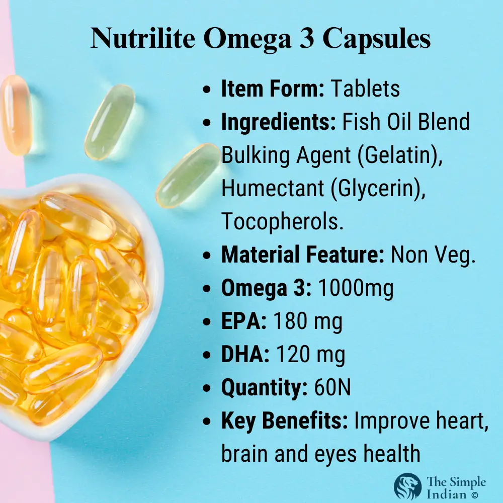 Nutrilite - Specification- Best Fish Oil Capsules in India