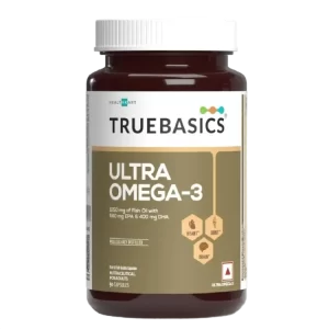 TrueBasics Ultra Omega 3 Capsules: Best Fish Oil Capsules in India