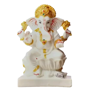 Unique New Style Ganesh Murti: Apnimarket Marble Ganesh Murti